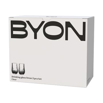 Vaso Swan, 2-pack - Claro - Byon