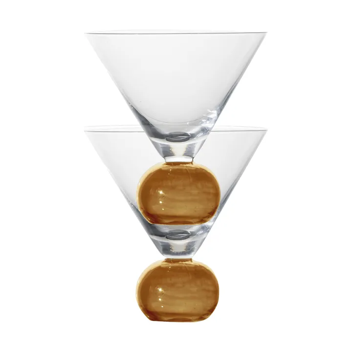 Vasos Spice 24 cl, 2-pack - Transparente-ámbar - Byon