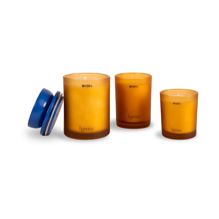 Vela aromática Ignite, 30 horas Byon