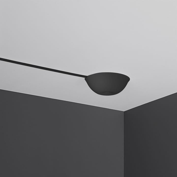 Florón para lámpara de techo CableCup Hide, negro CableCup