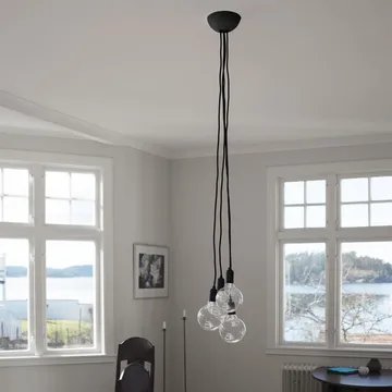 Florón para lámpara Quattro - negro - CableCup