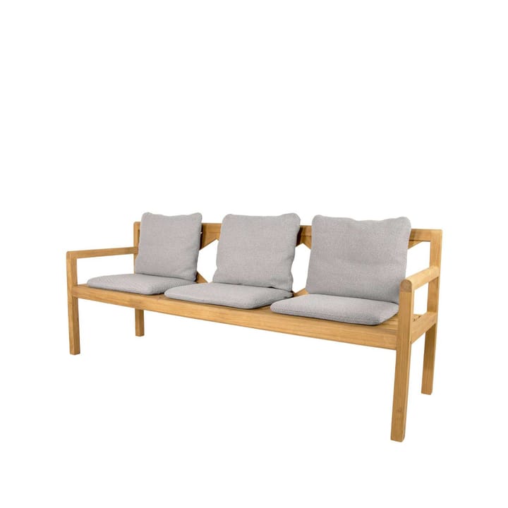 Banco Grace de 3 plazas - Light grey, teak - Cane-line