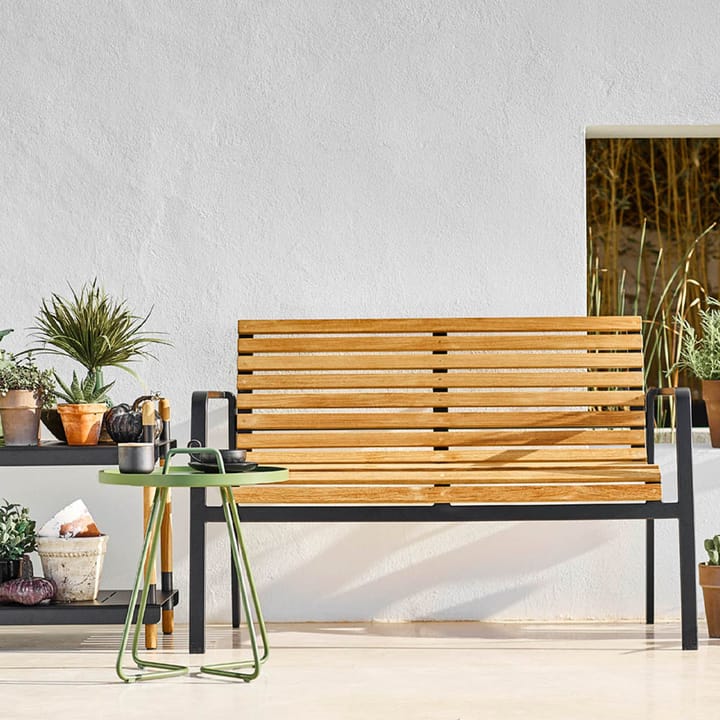 Banco Parc, Lava grey, teak Cane-line