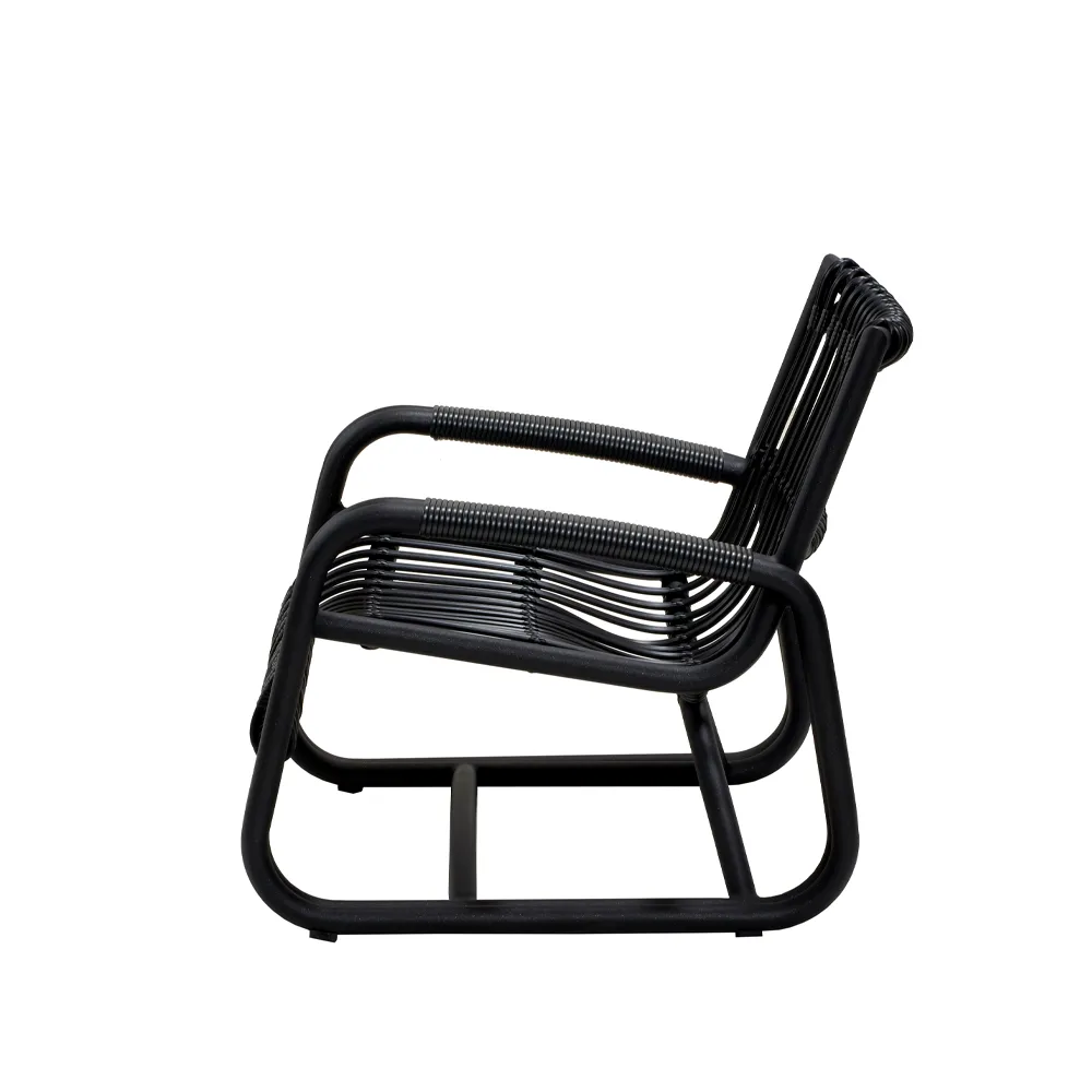 Butaca Curve, Lava grey Cane-line