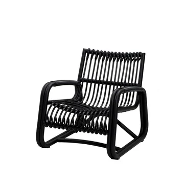 Butaca Curve - Lava grey - Cane-line