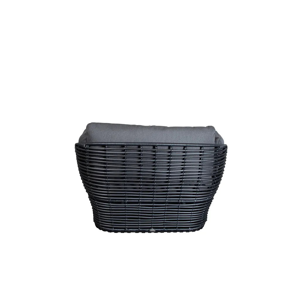 Butaca Lounge Basket, Graphite grey, incl. cojines grises Cane-line
