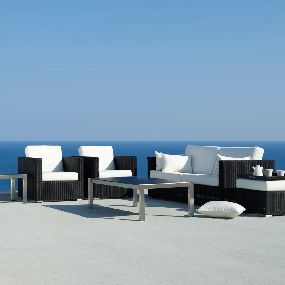 Butaca Lounge Chester, Graphite Cane-line