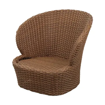 Butaca Lounge Coast swivel - Umber brown (Flat Weave) - Cane-line