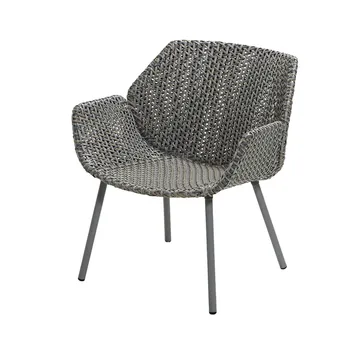 Butaca Lounge Vibe - Light grey/grey/taupe - Cane-line