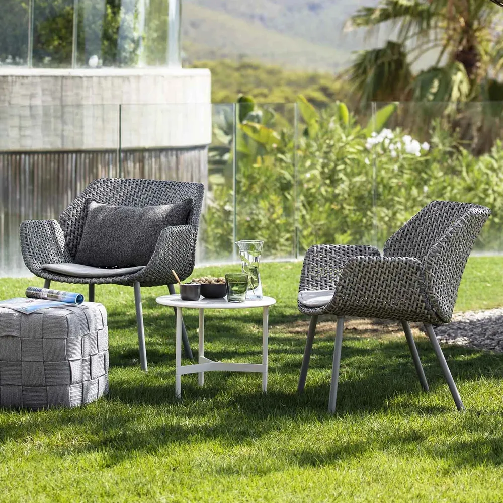 Butaca Lounge Vibe, Light grey/grey/taupe Cane-line