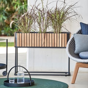 Caja de plantación Combine - Teak, lava grey - Cane-line