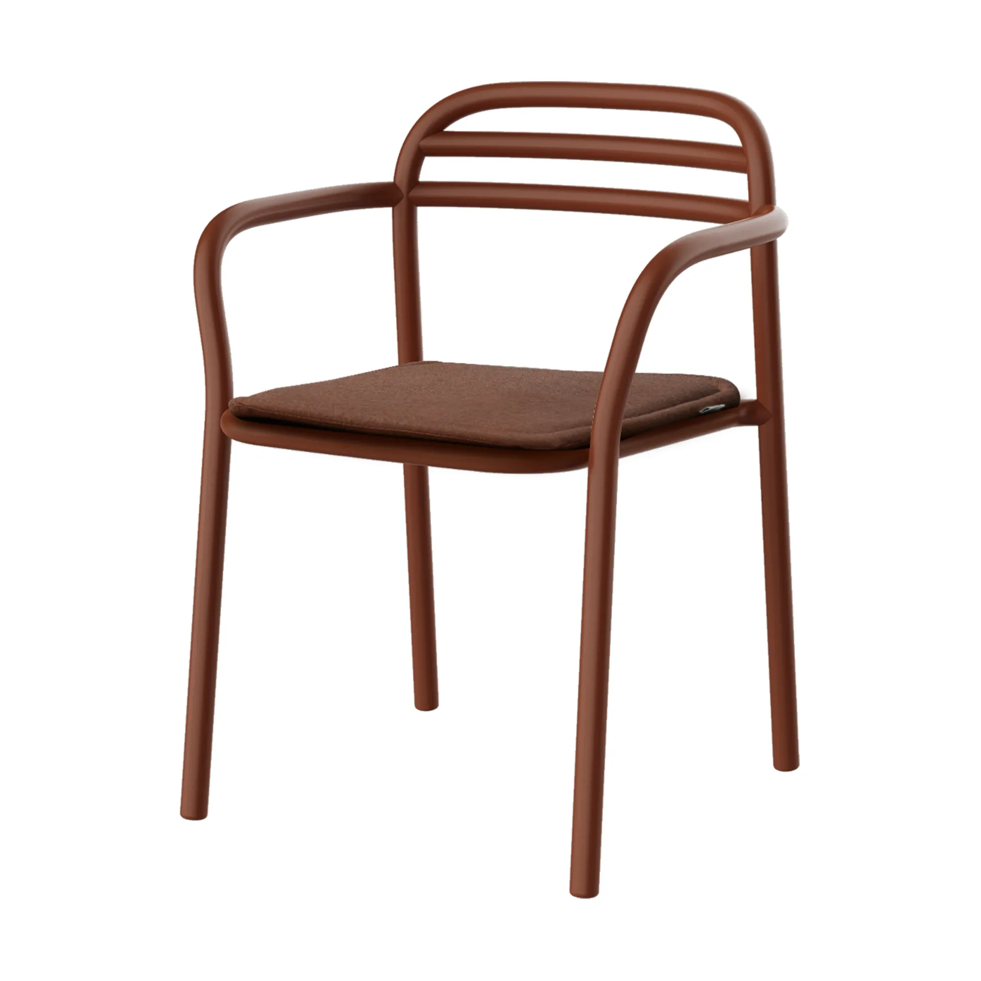 Cojín de asiento Bliss para silla, Desert red, 40×41 cm Cane-line