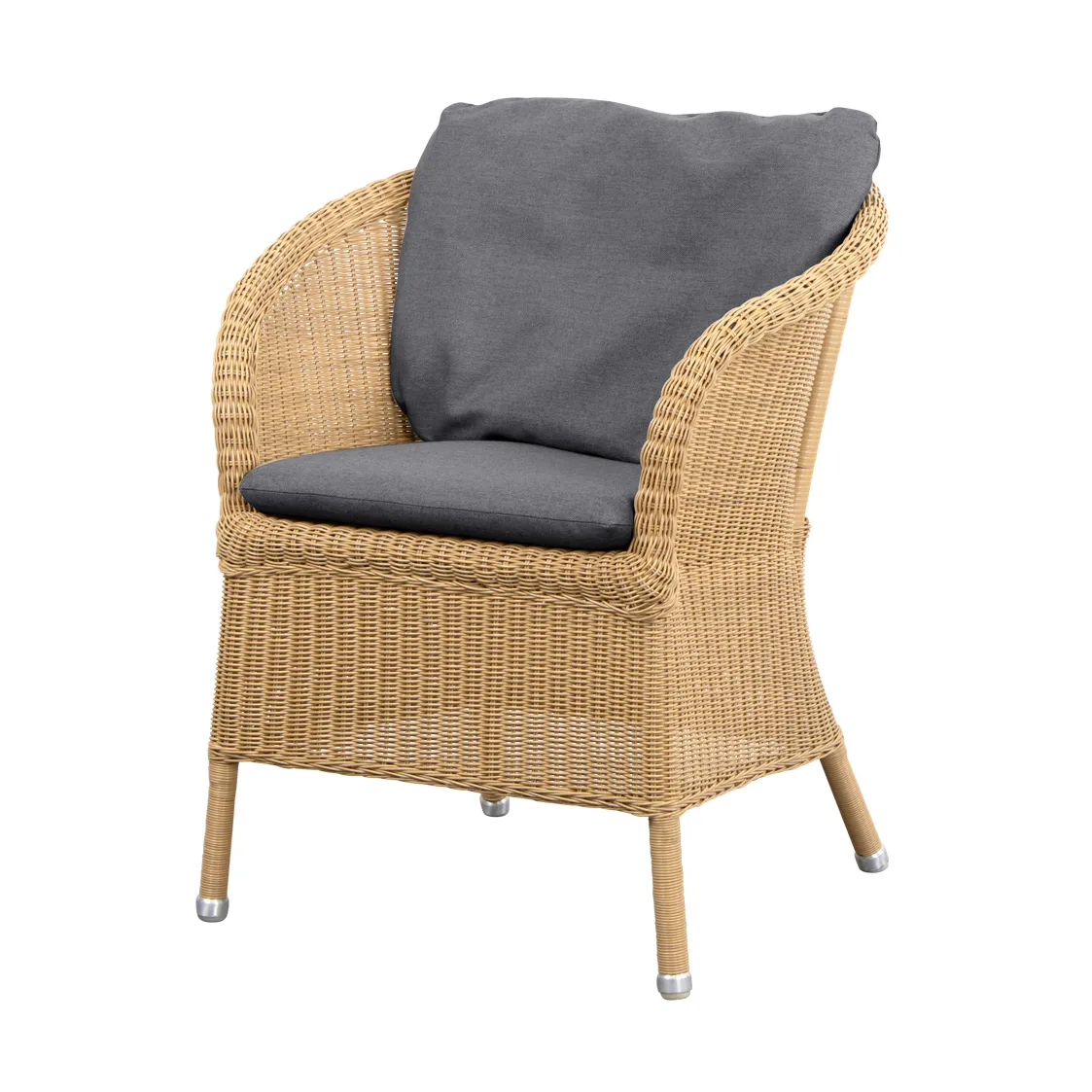 Cojín de respaldo Derby/Lansing para silla/sofá, Cane-line Natté gris Cane-line