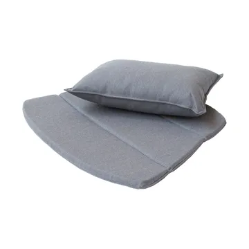 Conjunto de cojines para Butaca Lounge Breeze - Cane-line Natté Grey - Cane-line