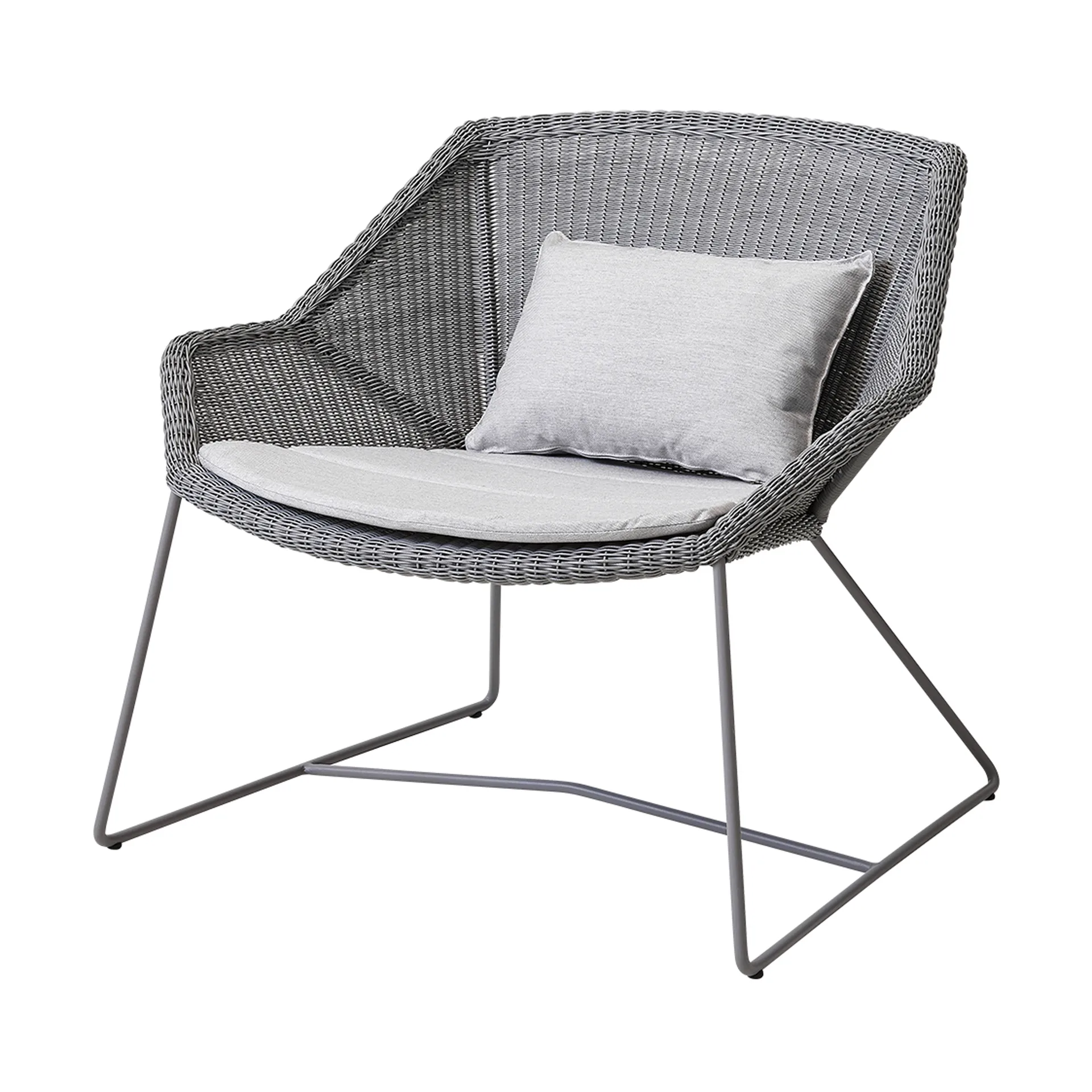 Conjunto de cojines para Butaca Lounge Breeze, Cane-line Natté light grey Cane-line