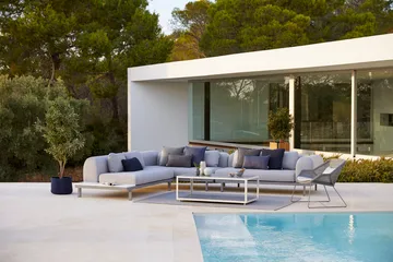 Conjunto de cojines para Butaca Lounge Breeze - Cane-line Natté white - Cane-line