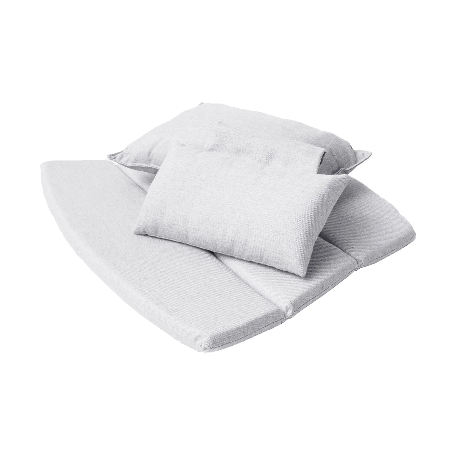 Conjunto de cojines para Butaca Lounge Breeze respaldo alto, Cane-line Natté light grey Cane-line