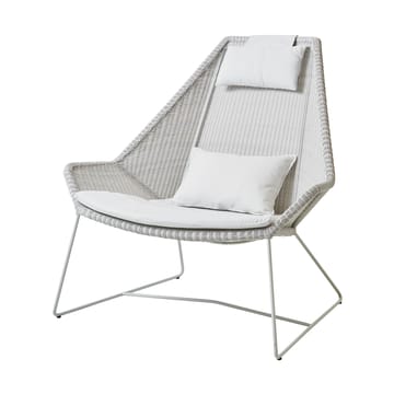Conjunto de cojines para sillón lounge Breeze respaldo alto - Cane-line Natté white - Cane-line