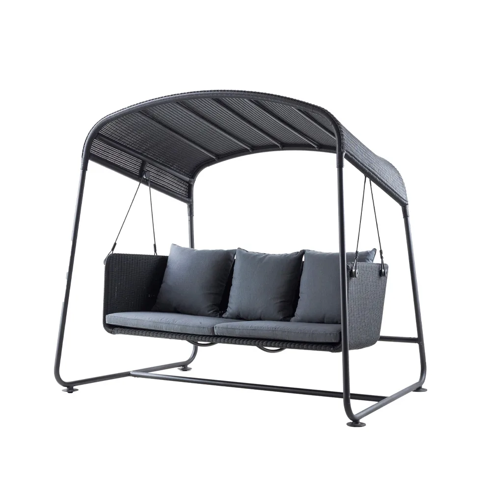 Hamaca Cave, Graphite, incl. cojines grises Cane-line