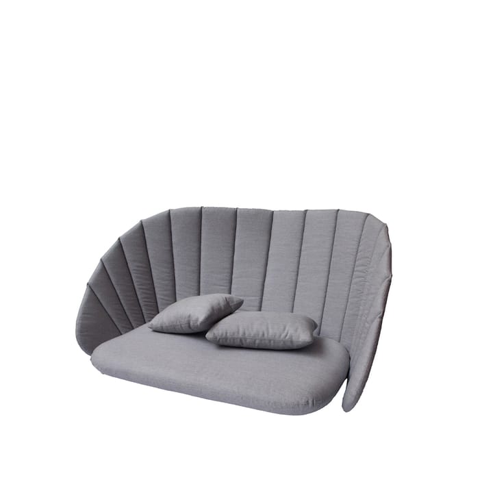 Juego de cojines para sofá de 2 plazas Peacock - Cane-line natté grey - Cane-line
