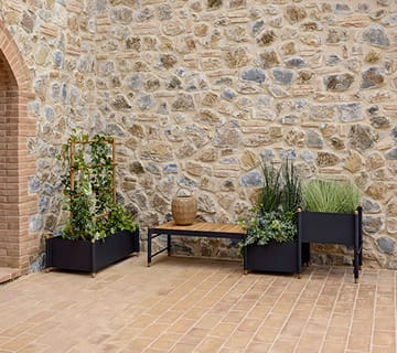 Macetero Sticks 57x103 cm - Lava grey - Cane-line