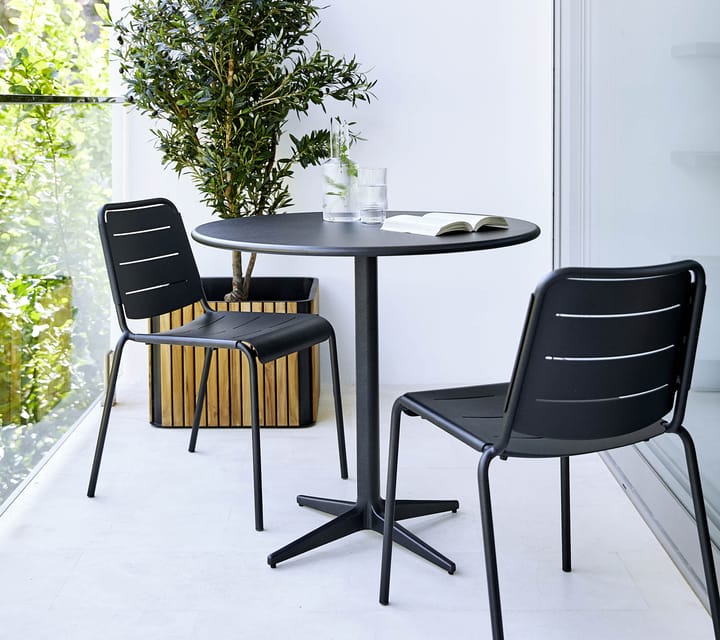 Mesa de café Drop Ø80 cm, Lava grey-lava grey Cane-line