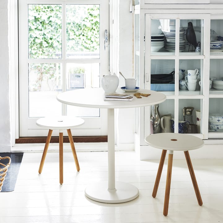 Mesa de café Go Ø80 cm, Light grey-white Cane-line