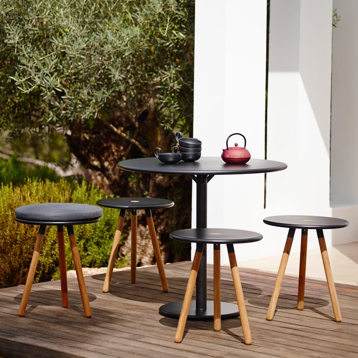 Mesa de café Go Ø80 cm, Light grey-white Cane-line