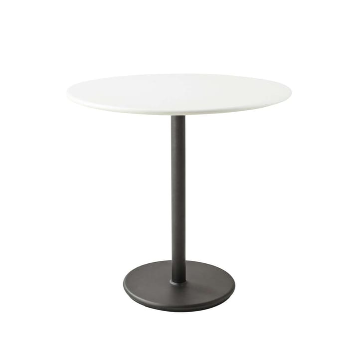 Mesa de café Go Ø80 cm - White-lava grey - Cane-line