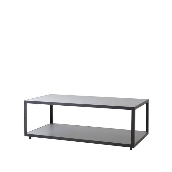 Mesa de centro Level cerámica 62x122 cm - Light grey-lava grey - Cane-line