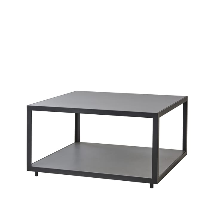 Mesa de centro Level cerámica 79x79 cm - Light grey-lava grey - Cane-line