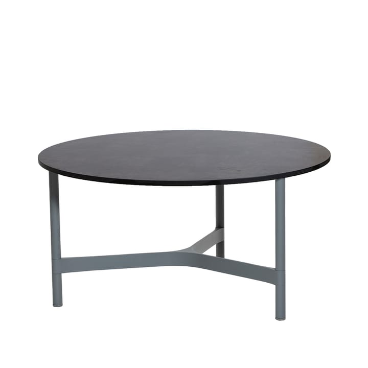 Mesa de centro Twist large Ø90 cm - Dark grey-light grey - Cane-line