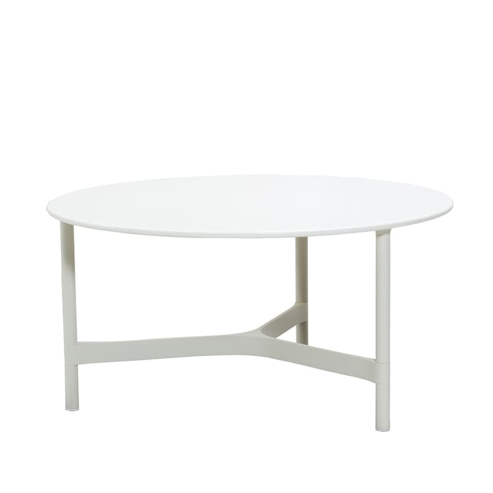 Mesa de centro Twist large Ø90 cm - White-white - Cane-line