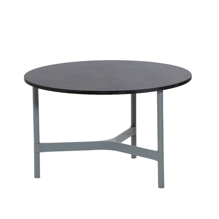 Mesa de centro Twist medium Ø70 cm - Dark grey-light grey - Cane-line