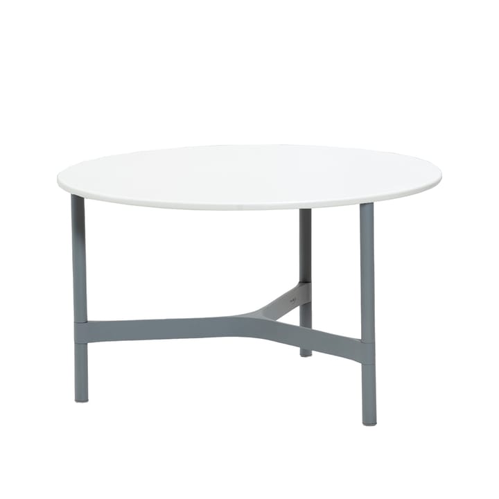 Mesa de centro Twist medium Ø70 cm - White-light grey - Cane-line