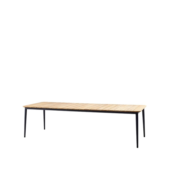 Mesa de comedor Core teca 274x100x74 cm - Soporte lava grey - Cane-line