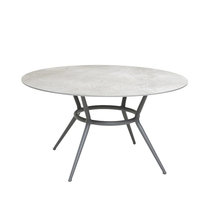 Mesa de comedor Joy redonda - Fossil grey-gris claro Ø144 cm - Cane-line