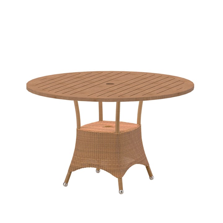 Mesa de comedor Lansing Ø120 cm - Teak-weave natur - Cane-line