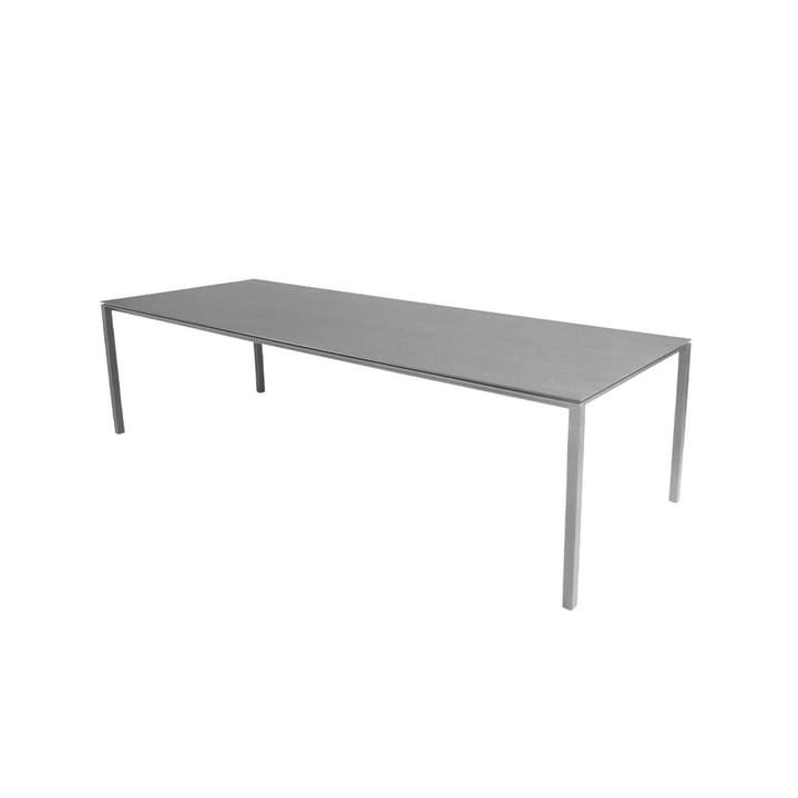 Mesa de comedor Pure - Basalt grey-gris claro 280x100 cm. - Cane-line