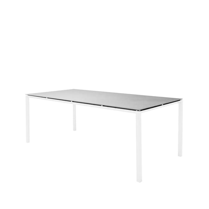 Mesa de comedor Pure, Concrete grey-blanco 200x100 cm Cane-line
