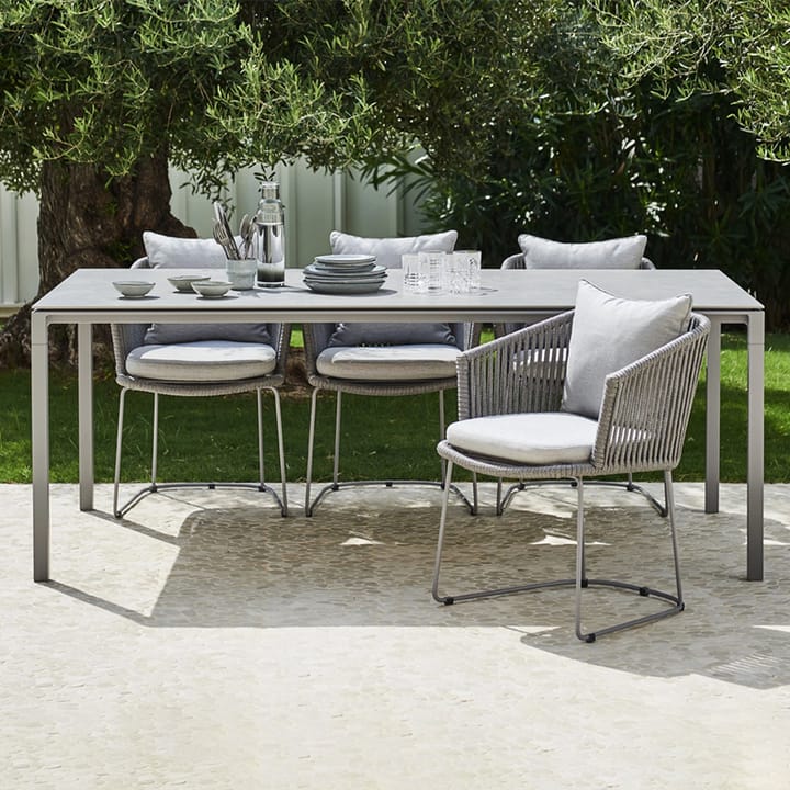 Mesa de comedor Pure - Concrete grey-blanco 200x100 cm - Cane-line