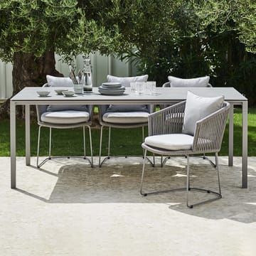 Mesa de comedor Pure - Concrete grey-gris claro 100x100 cm - Cane-line