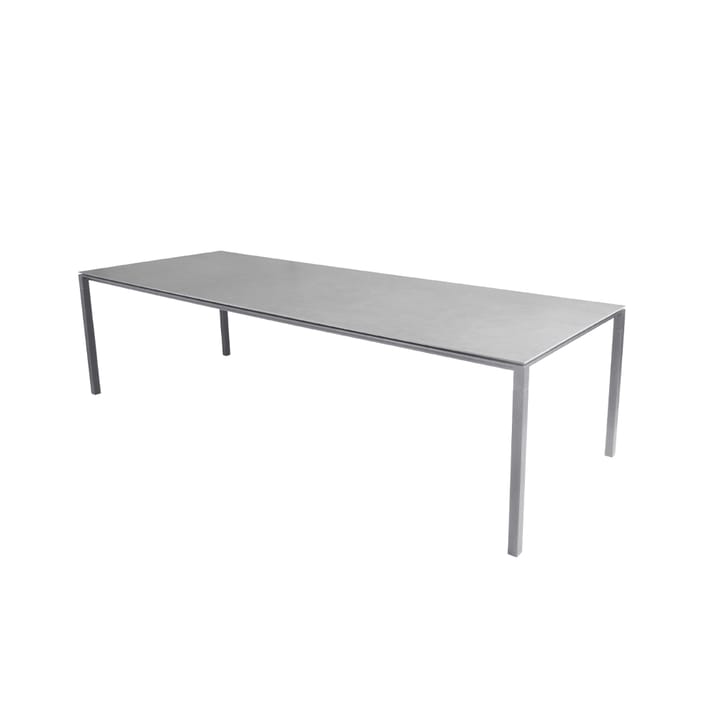 Mesa de comedor Pure - Concrete grey-gris claro 280x100 cm - Cane-line