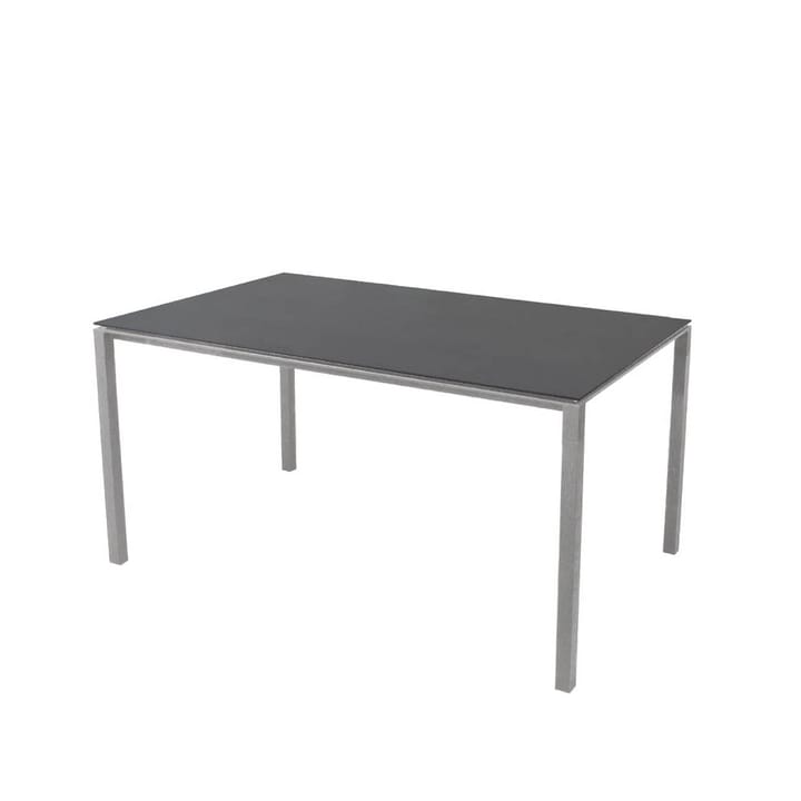 Mesa de comedor Pure - Nero-gris claro 150x90 cm - Cane-line