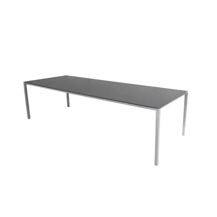 Mesa de comedor Pure - Nero-gris claro 280x100 cm - Cane-line