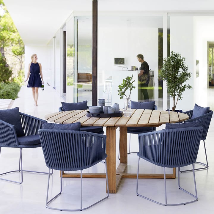Mesa de comedor redonda Endless teca, Ø130 cm Cane-line