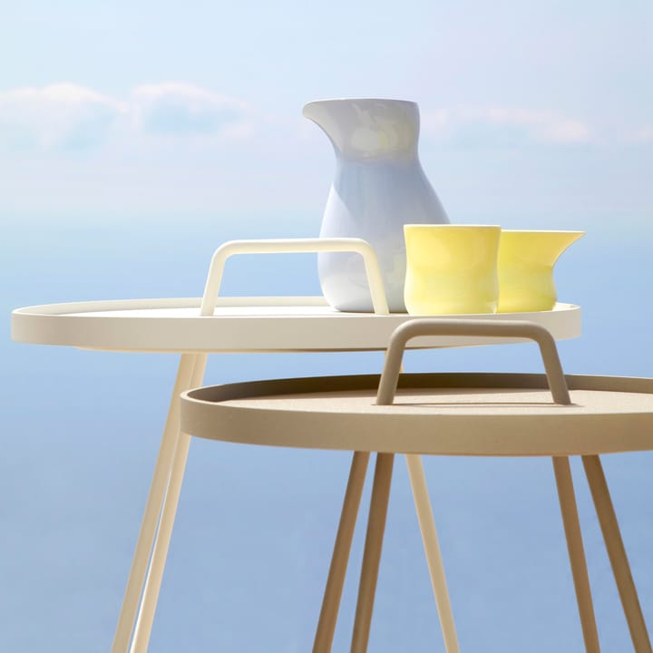Mesa On the move Ø37 cm, Light grey Cane-line