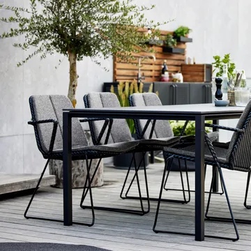 Mesa Pure 200x100 cm Basalt grey-lava grey - Cane-line