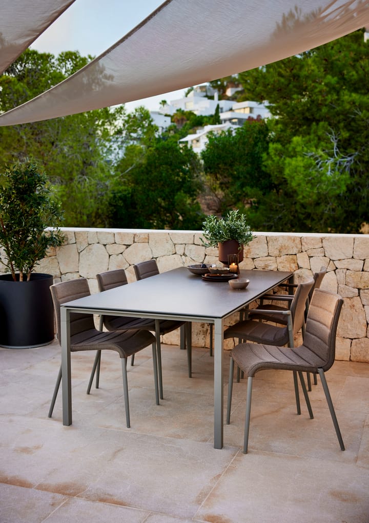 Mesa Pure 200x100 cm Basalt grey-taupe Cane-line