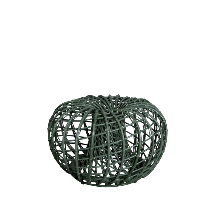 Mesa/reposapiés Nest - Dark green, pequeño - Cane-line